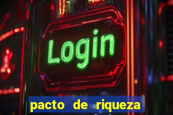 pacto de riqueza com oxum